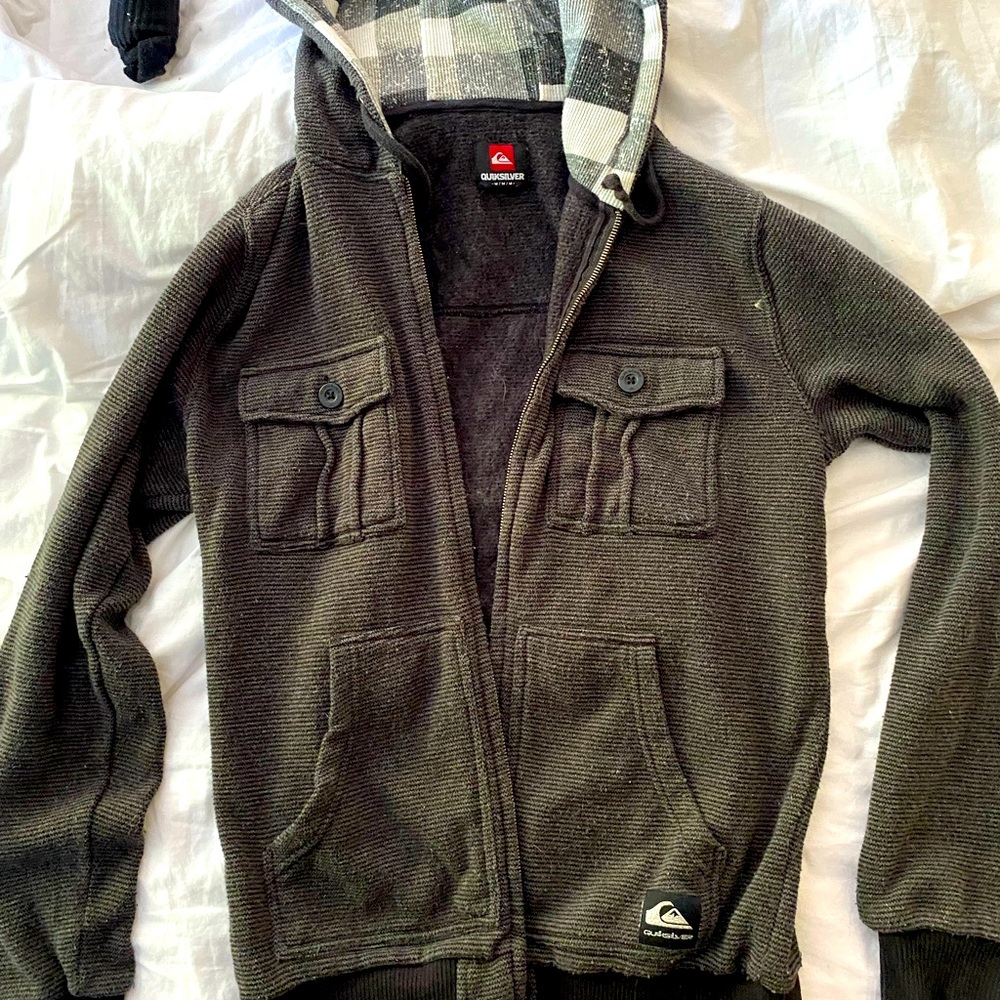 Quiksilver mens medium hoodie